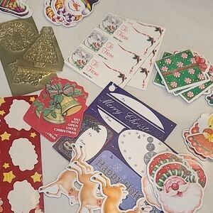 Christmas Gift tag sticker bundle